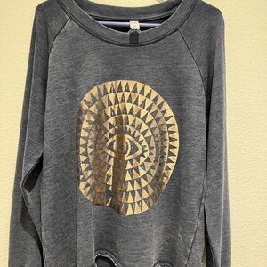 Metallic Sunglaze Sweatshirt